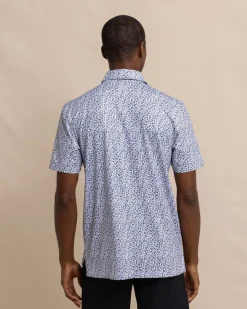 Southern Tide Driver Dazed And Transfused Printed Polo Classic White Best