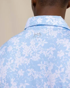Southern Tide Driver Island Blooms Printed Polo Cheap