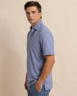 Southern Tide Driver Vacation Views Printed Polo Cheap