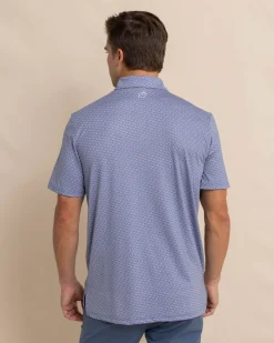 Southern Tide Driver Vacation Views Printed Polo Cheap