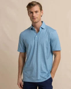 Southern Tide Driver Vacation Views Printed Polo Cheap