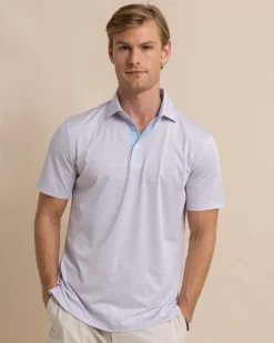 Southern Tide Driver Verdae Stripe Polo Clearance