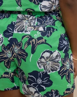 Southern Tide Elyse Beach Blooms Lawn Short Lawn Green Cheap