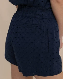 Southern Tide Elyse Eyelet Short Dress Blue Shop