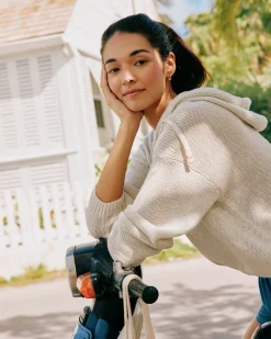 Southern Tide Everlee Hoodie Sweater Stone Discount