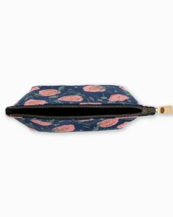 Southern Tide Floral Travel Pouch Navy Cheap