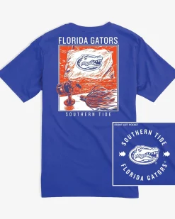 Southern Tide Florida Gators Fishing Flag T-Shirt Sale