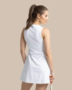 Southern Tide Frances Zip Front Performance Dress Clearance