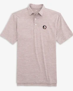 Southern Tide Fsu Seminoles Driver Spacedye Polo Shirt Outlet