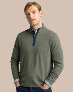 Southern Tide Heather Outbound Quarter Zip Hot