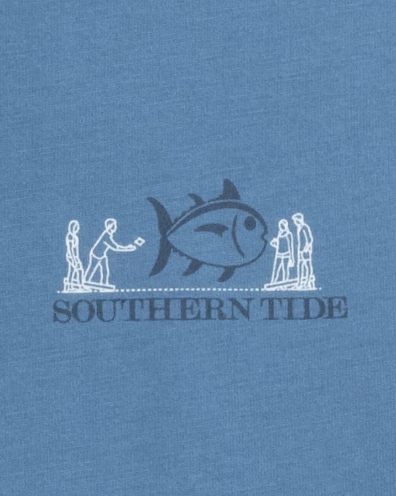 Southern Tide How-To Cornhole Short Sleeve T-Shirt Coronet Blue Discount
