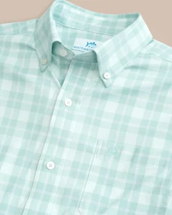Southern Tide Intercoastal Primrose Plaid Long Sleeve Sport Shirt Best Sale