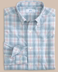 Southern Tide Intercoastal West End Plaid Long Sleeve Sport Shirt Online