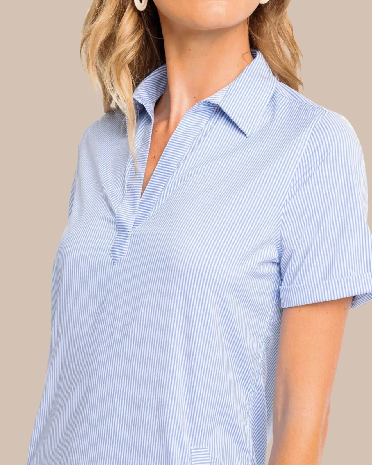 Southern Tide Kamryn Brrr°® Intercoastal Stripe Dress Cobalt Blue New