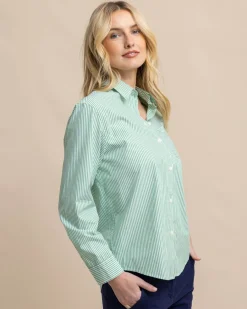 Southern Tide Katherine Stripe Shirt Sale