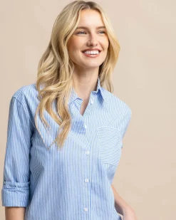 Southern Tide Katherine Stripe Shirt Sale