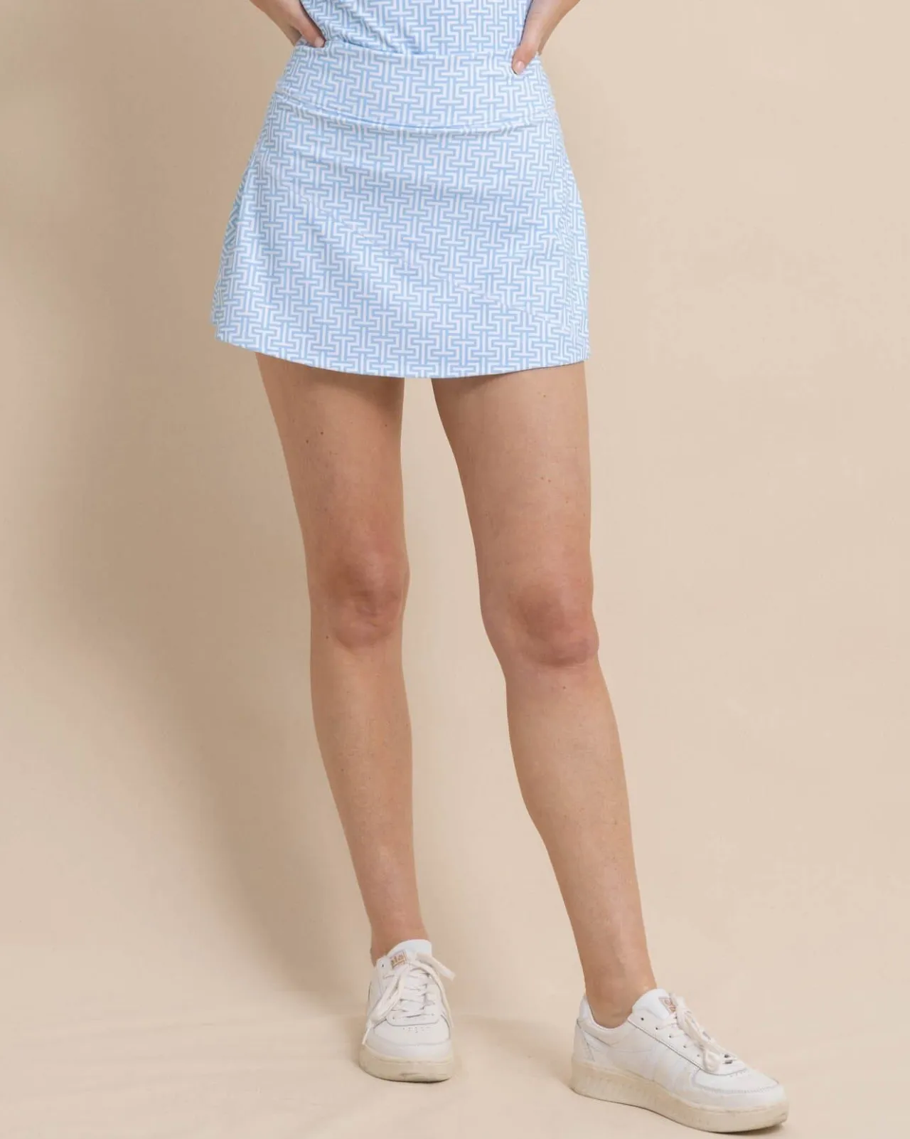Southern Tide Katlyn Printed Skort Classic White Fashion