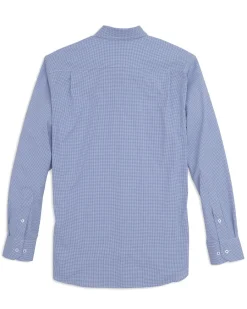 Southern Tide Kentucky Wildcats Gingham Button Down Shirt University Blue Fashion