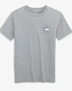 Southern Tide Kids Coastal Expedition Heather T-Shirt Heather Quarry New