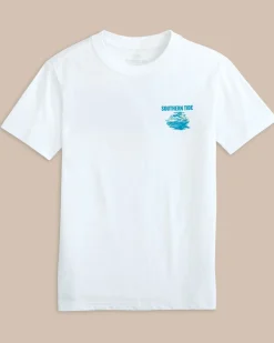 Southern Tide Kids Jet Ski-Son Short Sleeve T-Shirt Classic White Best Sale