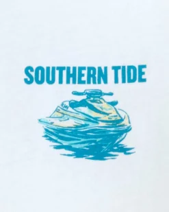 Southern Tide Kids Jet Ski-Son Short Sleeve T-Shirt Classic White Best Sale