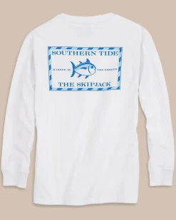Southern Tide Kids Long Sleeve Original Skipjack T-Shirt Best