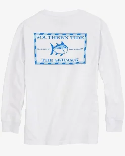 Southern Tide Kids Long Sleeve Original Skipjack T-Shirt Best