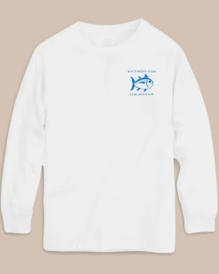 Southern Tide Kids Long Sleeve Original Skipjack T-Shirt Best