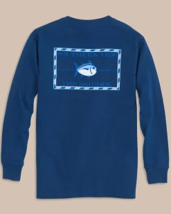 Southern Tide Kids Long Sleeve Original Skipjack T-Shirt Best
