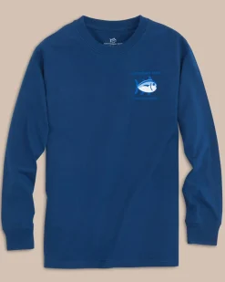 Southern Tide Kids Long Sleeve Original Skipjack T-Shirt Best