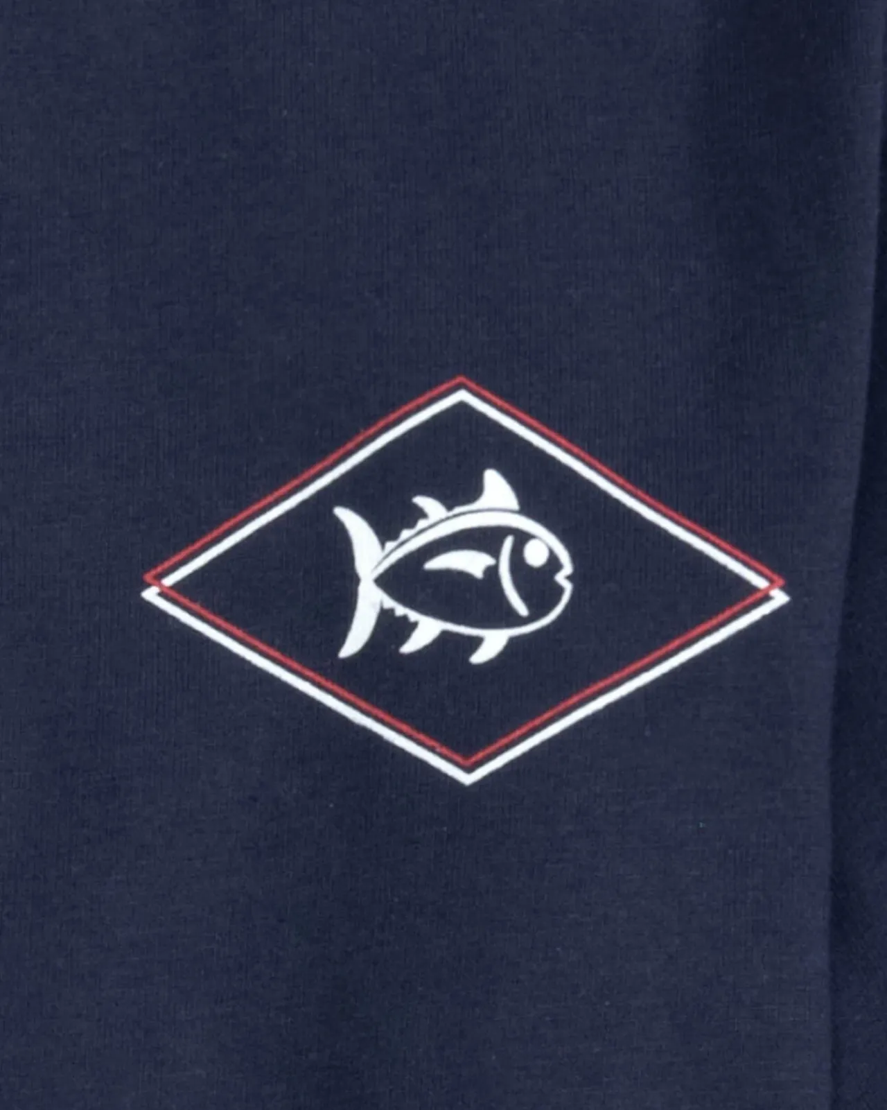 Southern Tide Kids Rod And Reel Flag Short Sleeve T-Shirt True Navy Sale