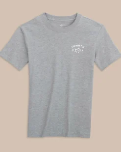 Southern Tide Kids Rrr Sj Heather T-Shirt Heather Quarry Fashion