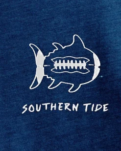 Southern Tide Kids Sketched Football Heather T-Shirt Online