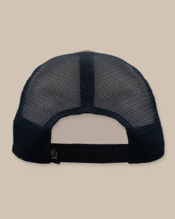 Southern Tide Kids Tidal Wave Trucker Hat Stone New