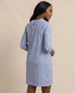 Southern Tide Leira That Floral Feeling Print Performance Dress Sale