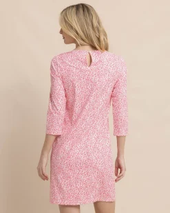 Southern Tide Leira That Floral Feeling Print Performance Dress Sale