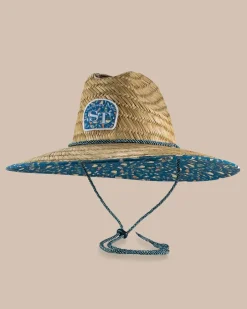 Southern Tide Marg Madness Straw Hat Atlantic Blue Online