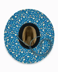 Southern Tide Marg Madness Straw Hat Atlantic Blue Online