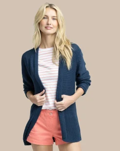 Southern Tide Marren Cardigan Dress Blue Hot
