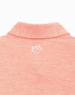 Southern Tide Miami Hurricanes Driver Spacedye Polo Shirt New