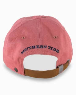 Southern Tide Mini Skipjack Leather Strap Hat Cheap