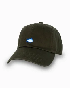 Southern Tide Mini Skipjack Leather Strap Hat Cheap