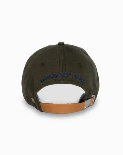 Southern Tide Mini Skipjack Leather Strap Hat Cheap