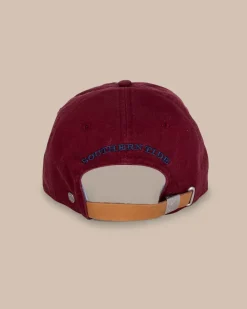 Southern Tide Mini Skipjack Leather Strap Hat Cheap