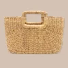 Southern Tide Mini Woven Rattan Tote Natural Shop