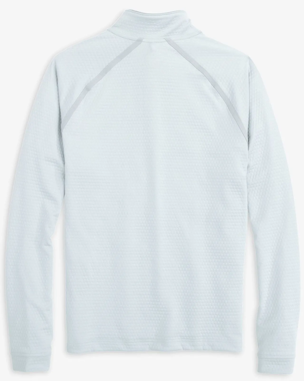 Southern Tide Mississippi State Bulldogs Scuttle Heather Quarter Zip Heather Slate Grey Fashion