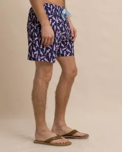 Southern Tide Nailed It Swim Trunk Dress Blue Discount