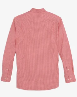 Southern Tide Nc State Gingham Button Down Shirt Varsity Red Best Sale