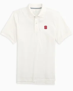 Southern Tide Nc State Wolfpack New Short Sleeve Skipjack Polo Discount