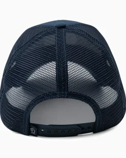 Southern Tide North Carolina Patch Performance Trucker Hat Seven Seas Blue Clearance